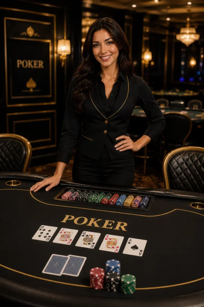 girl in casino